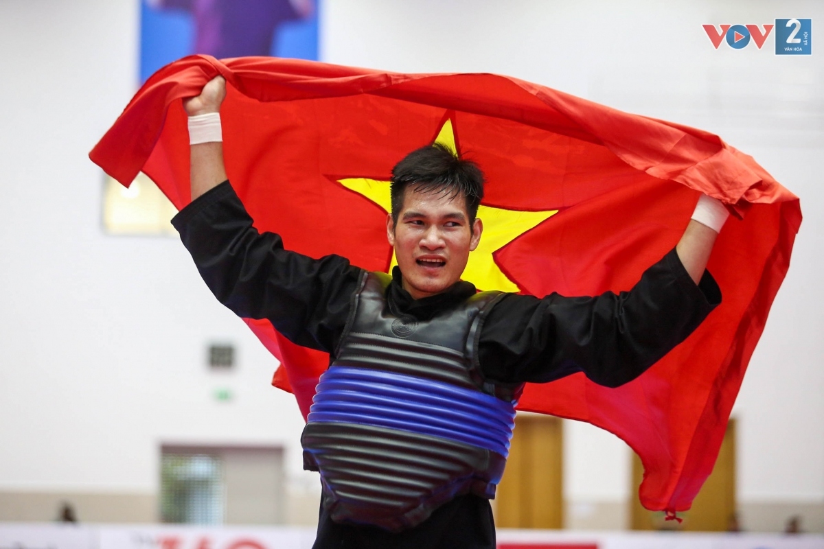 Giáp thi đấu  Pencak Silat Indo