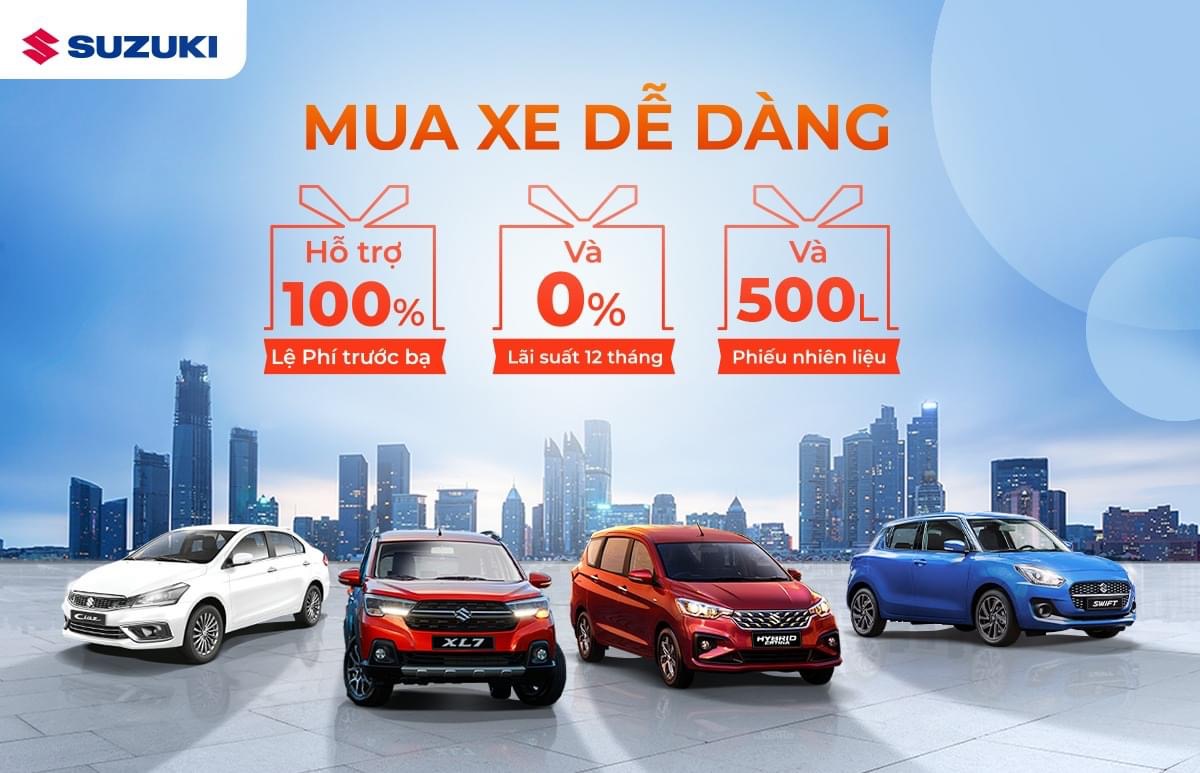 Suzuki Thái Bình Khuyến Mại Tháng 8 Với Nhiều Phần Quà Giá Trị