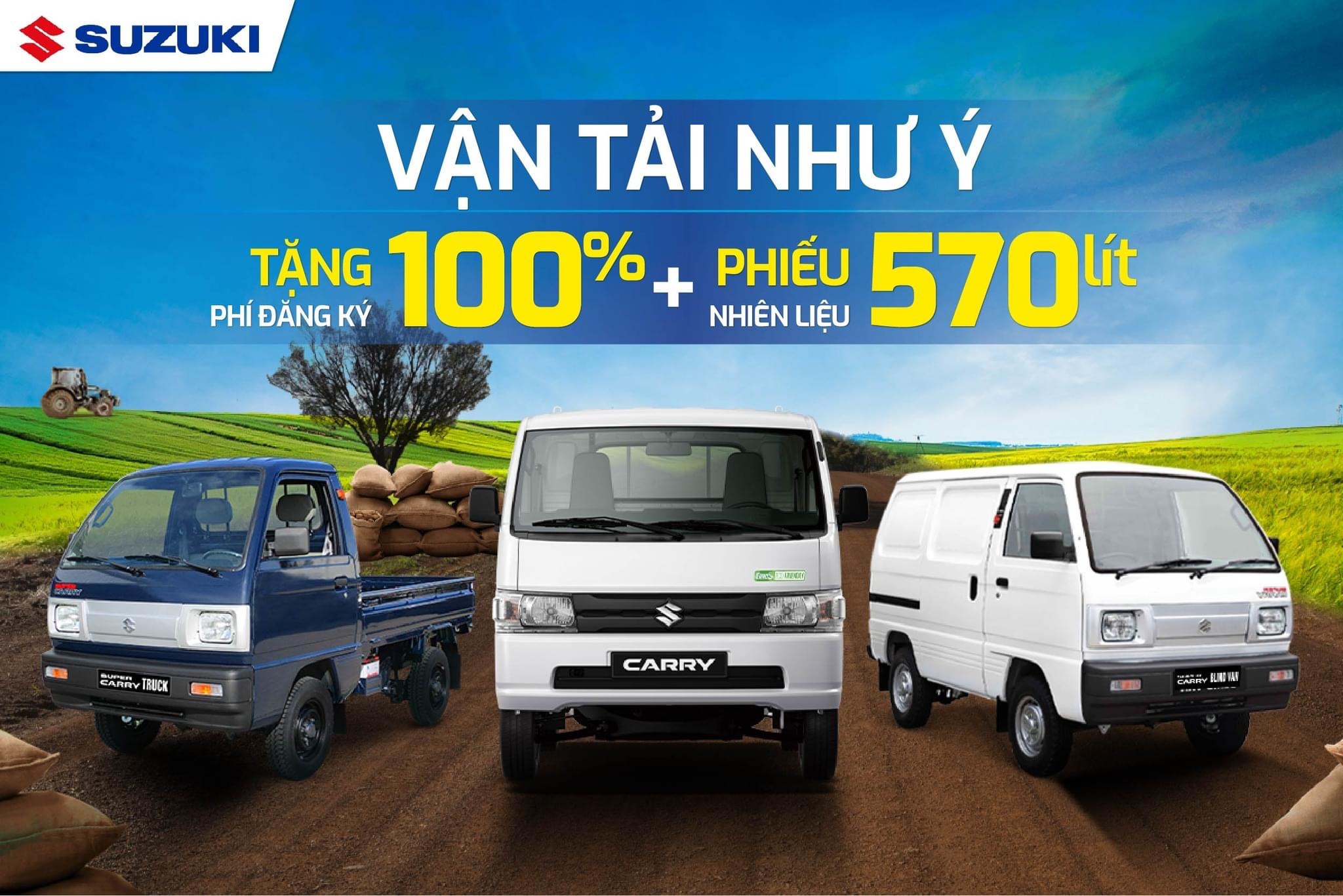 Chương Trình Khuyến Mại Tháng 7 Với Xe Tải Suzuki