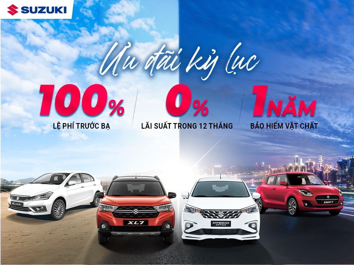 Suzuki Huy phương Thái Bình báo giá chi tiết giá khuyến mại tháng 9
