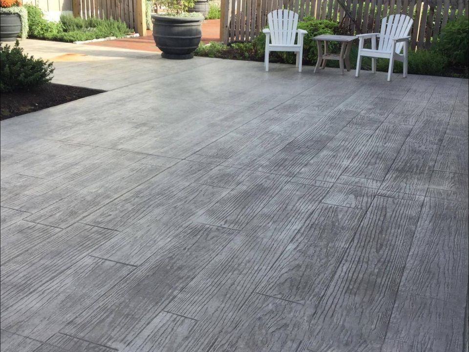 Bê tông áp khuôn vân gỗ khu nghỉ dưỡng (Ảnh sưu tầm)