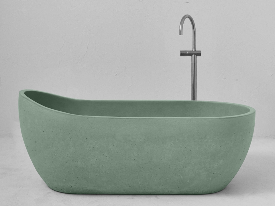 Bồn tắm bê tông BLIU01 tone xanh