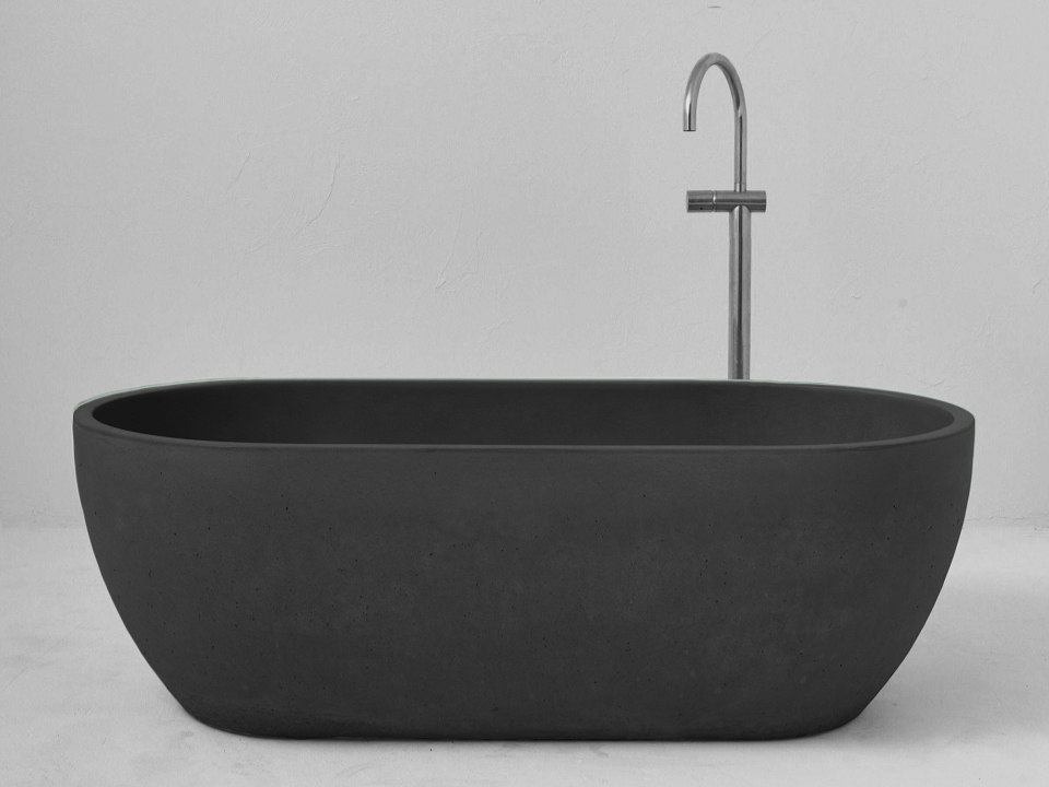 Bồn tắm bê tông BLIU03 màu đen
