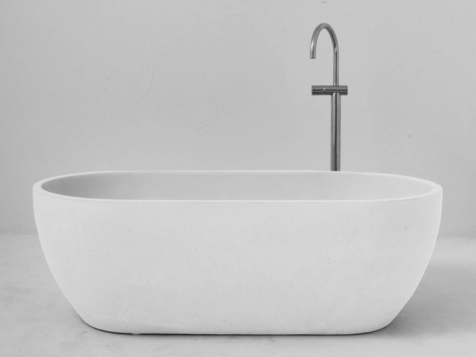 Bồn tắm bê tông BLIU03 màu trắng