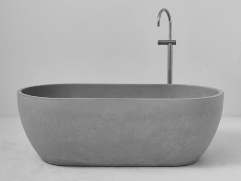 Bồn tắm bê tông BLIU03 màu xám