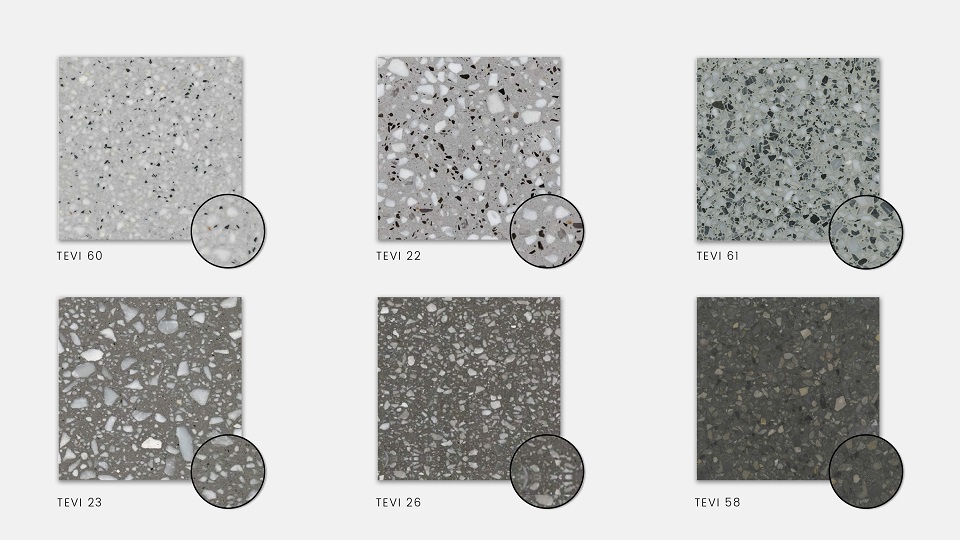 Catalogue đá mài terrazzo của Vietbeton.