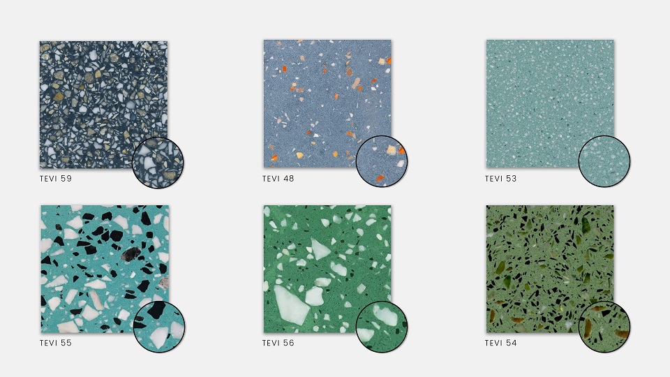 Catalogue đá mài terrazzo của Vietbeton.