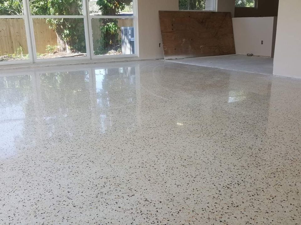 Sàn terrazzo có sử dụng Latex 29 có độ bám dính và độ bền cao hơn (Ảnh sưu tầm)