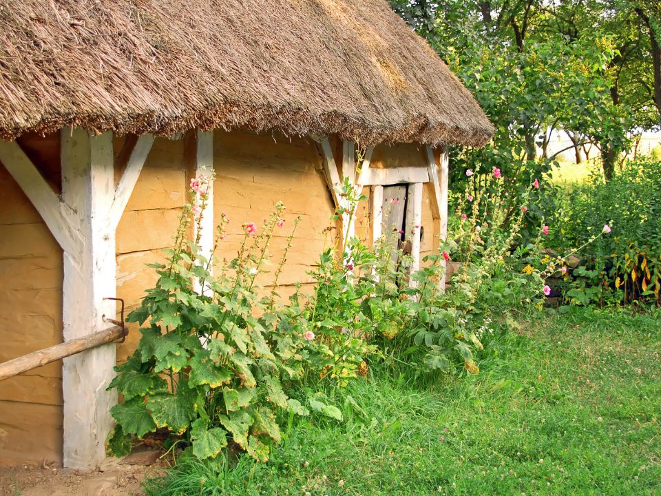 Vữa đất kết hợp với gỗ mang lại sự gần gũi (Ảnh sưu tầm)