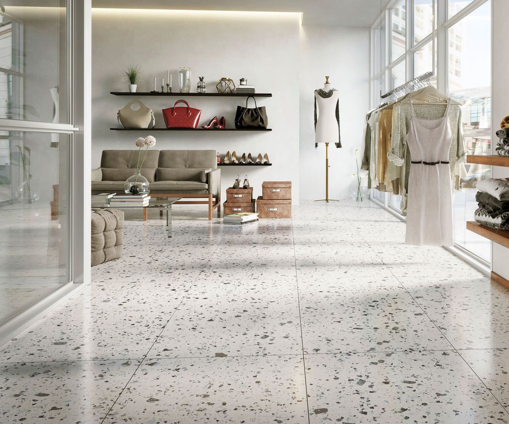 Sàn Terrazzo có nguồn gốc từ Ý và đang trở thành xu hướng trong thiết kế hiện đại (Ảnh sưu tầm)