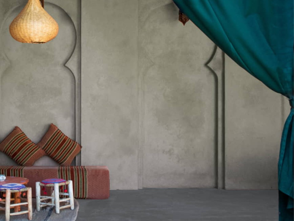 Tường microcement mang lại tính linh hoạt, thẩm mỹ cao (Ảnh sưu tầm)