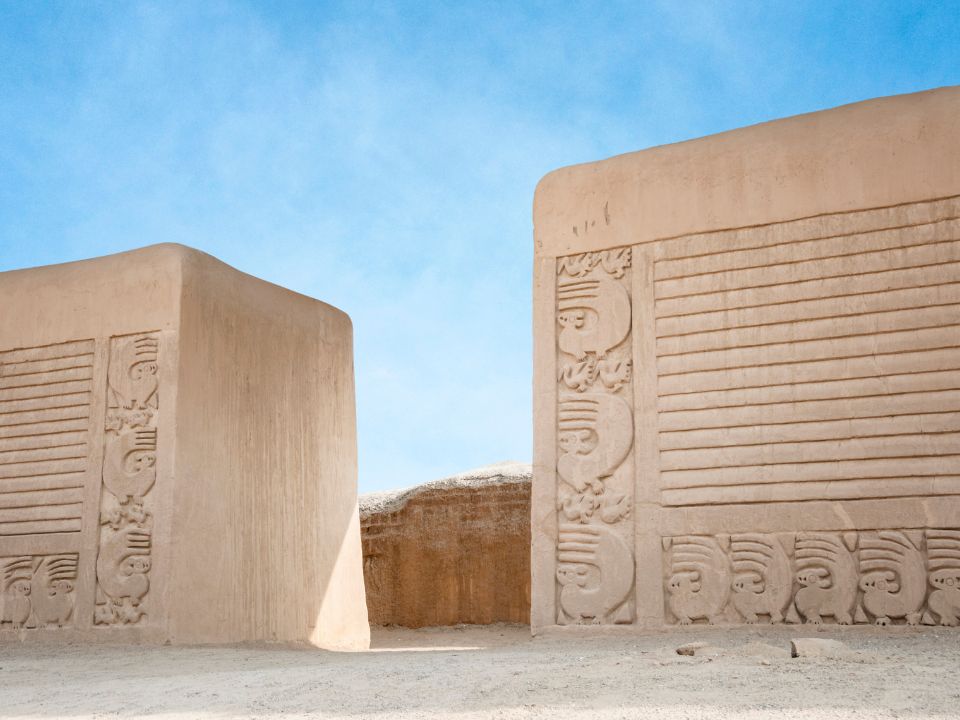 Detail of historic city of Chan Chan, Trujillo