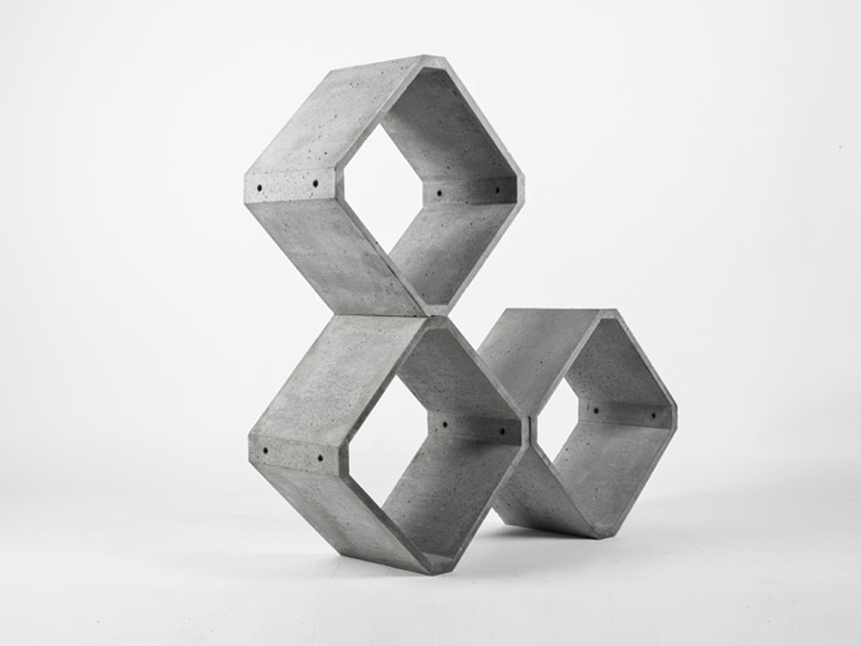 Kệ trang trí bê tông ứng dụng