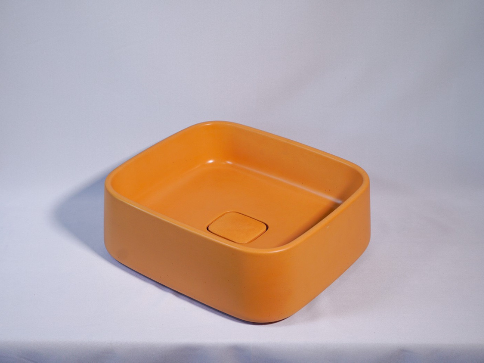 Lavabo, chậu rửa bê tông mài - Linh hoạt trong thiết kế