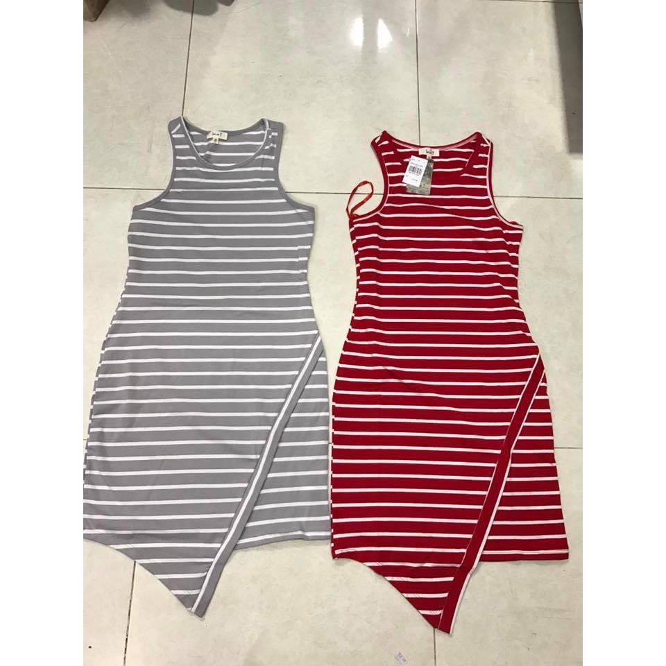 Đầm body thun cotton hàng xuất dư