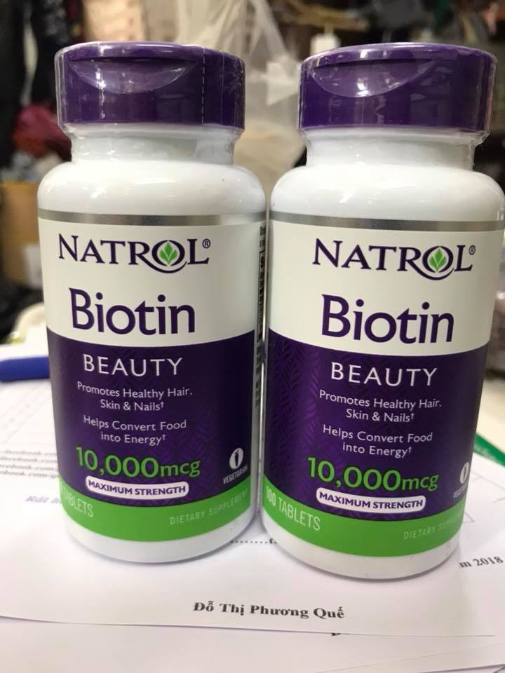 Biotin viên uống kích thích mọc tóc của Mỹ