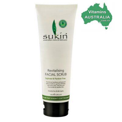 KEM TẨY TẾ BÀO DA CHẾT VÀ TÁI TẠO DA FACIAL SCRUB SUKIN 125ML 