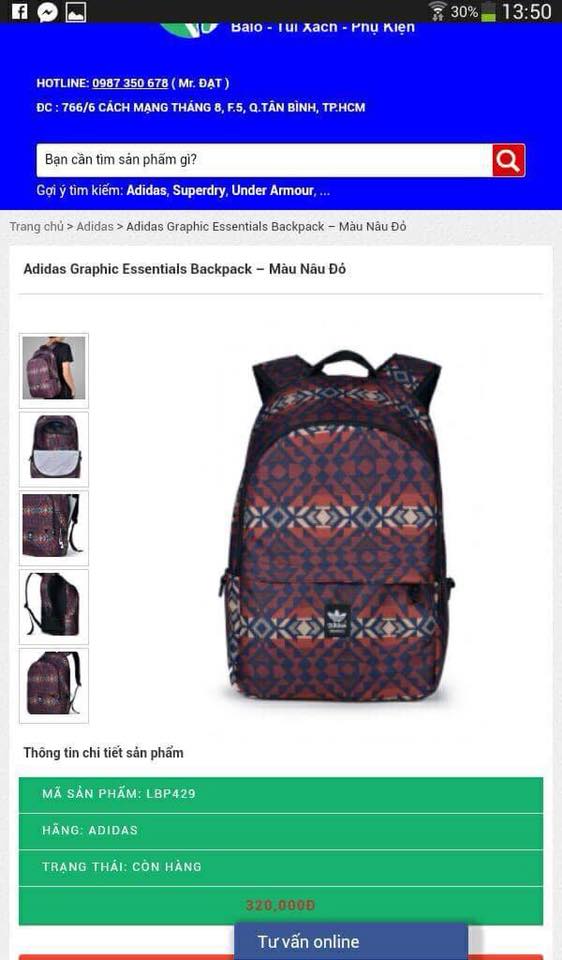 A.di.das Graphic Essensial Backpack
