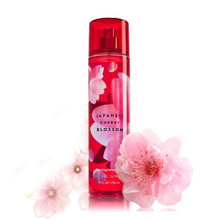 Nứơc hoa toàn thân BATH & BODY WORKS JAPANESE CHERRY BLOSSOM MIST 236ML 