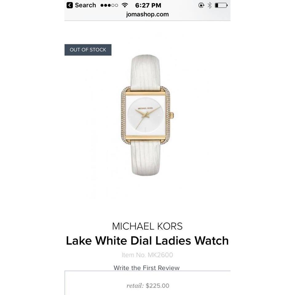 Đồng hồ Michael Kors mặt vuông