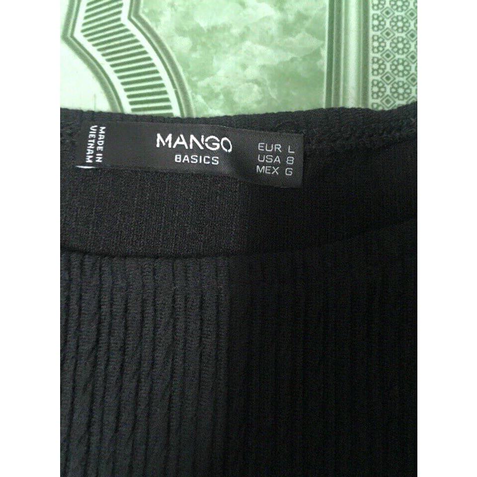 đầm thun gân Mango