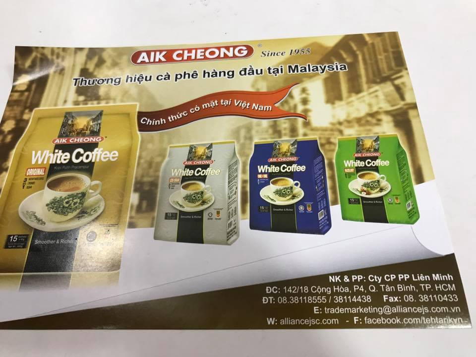 trà sữa AIK CHEONG malaysia