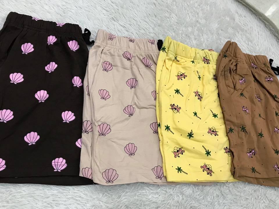 quần thun đùi và lửng lẻ màu/ size rất nhiều. Áo thun rời