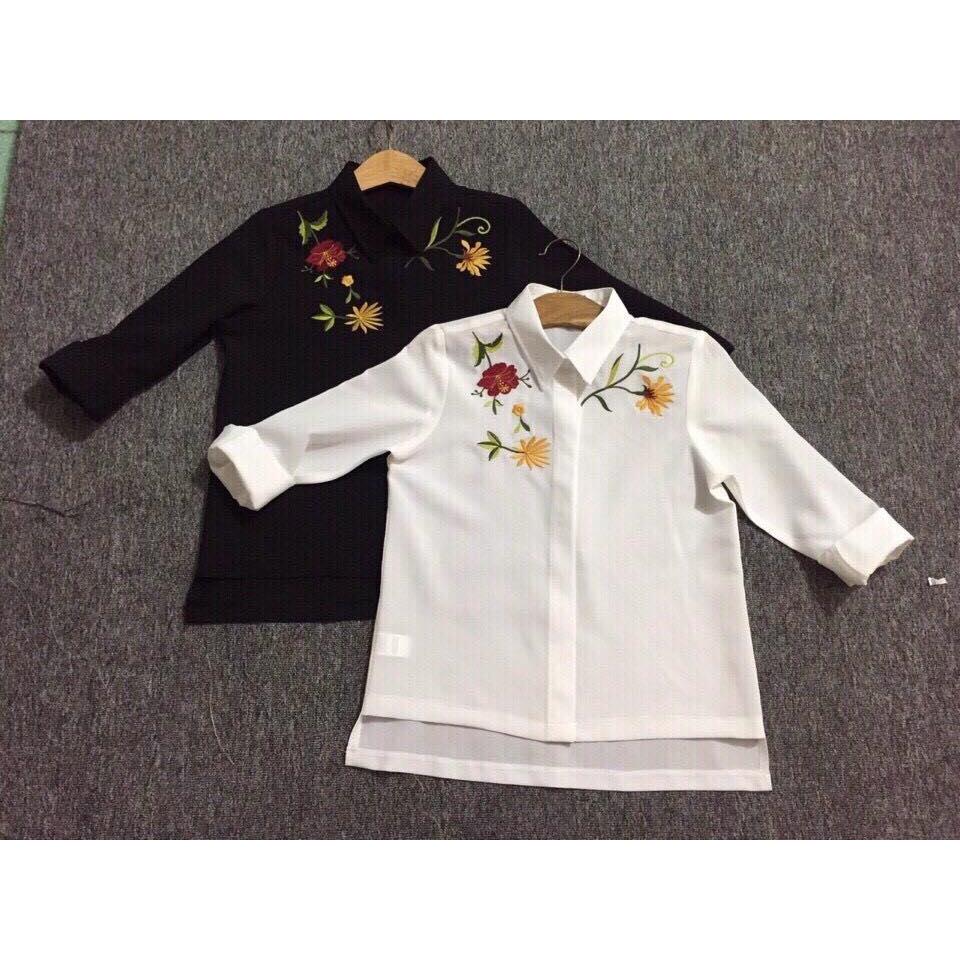 Sơmi thêu HOT TREND năm 2016