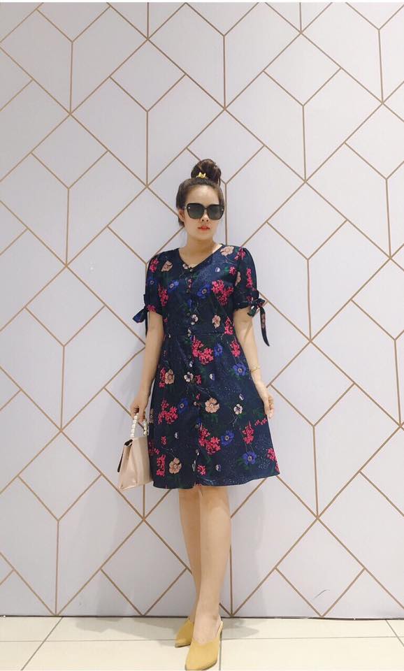 Đầm lụa ko nhăn