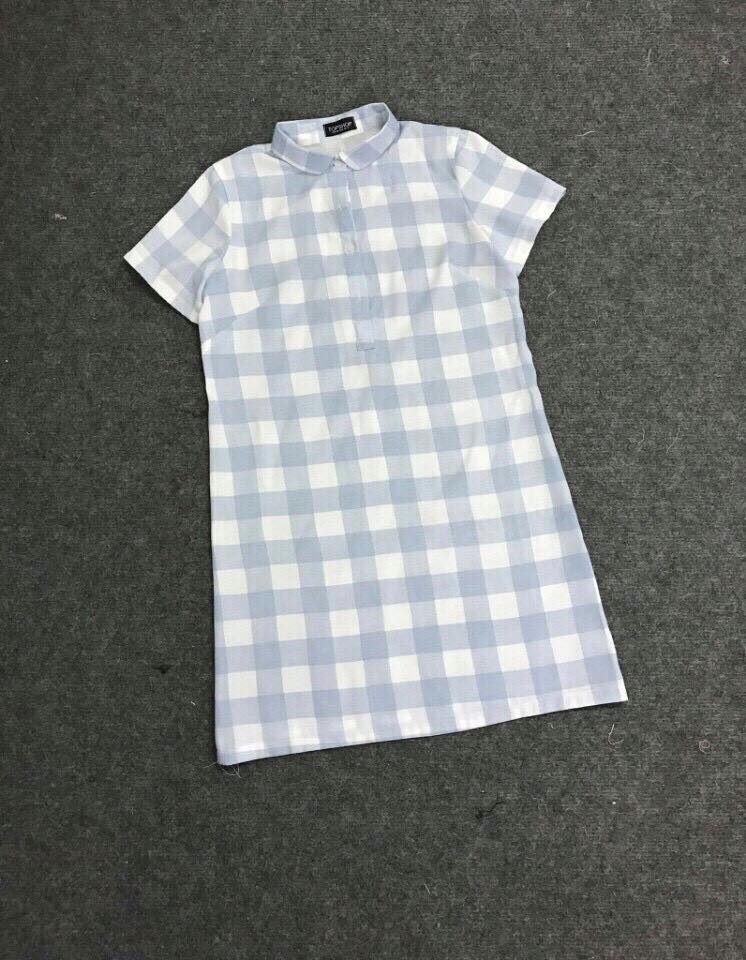 Đầm suôn vải cotton sô