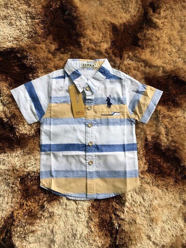 Áo sơmi cho bé trai mới về