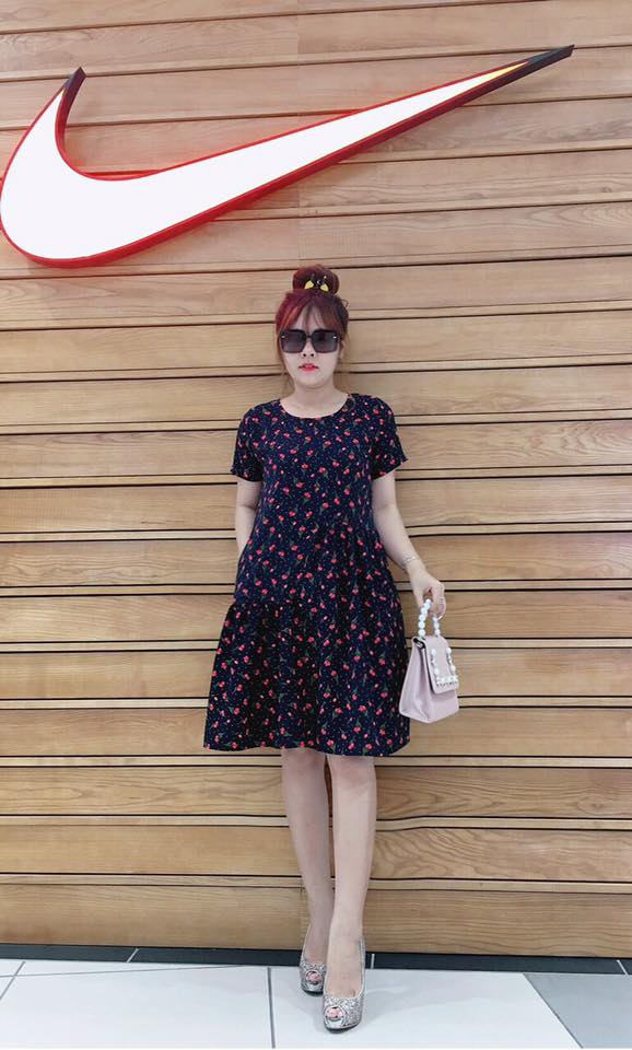 Đầm lụa ko nhăn