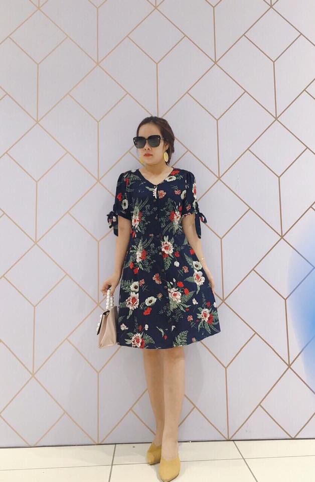 Đầm lụa ko nhăn