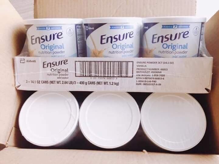 Sữa Ensure Mỹ chính hãng hộp 400g