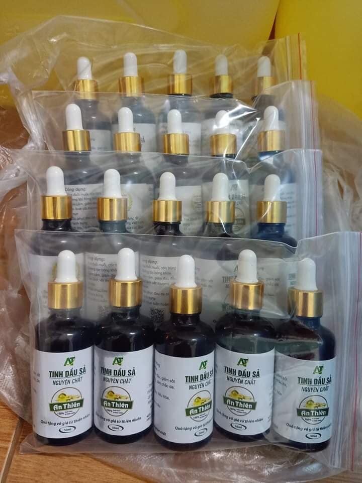 Tinh Dầu Sả Nguyên Chất Mùi Thơm Thanh Mát, Xua Đuổi Côn Trùng.