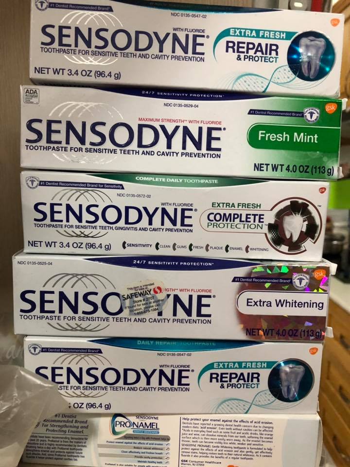 SENSODYNE CHỐNG Ê BUỐT, BẢO VỆ MEN RĂNG - HÀNG MỸ XÁCH TAY