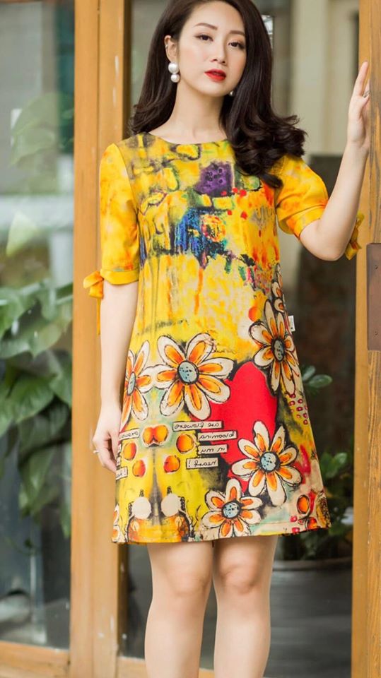 Đầm lụa hawaii chất ko nhăn