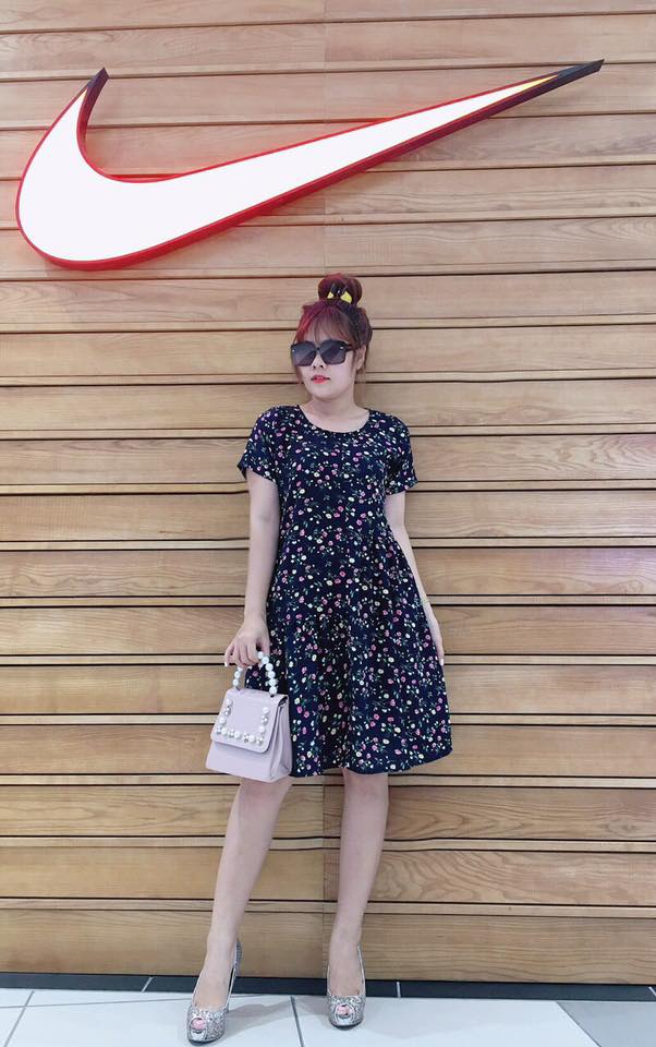 Đầm lụa ko nhăn