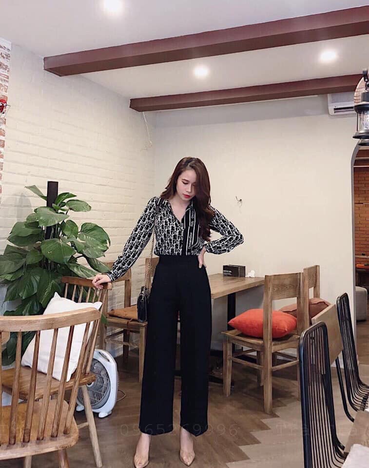 Quần culotes dáng đai vero moda