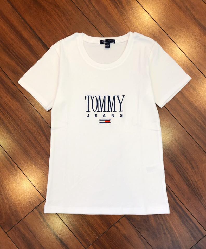 ÁO THUN CỔ TRÒN THÊU TOMMY BORIP