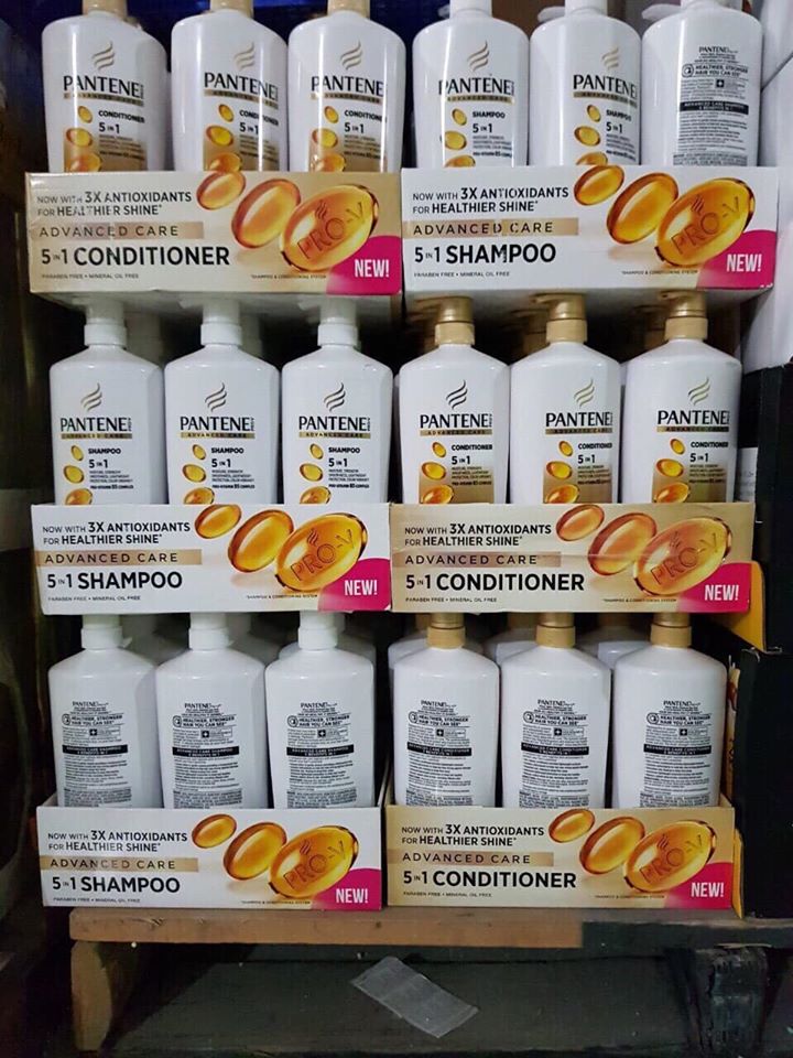 Gội và xả pantene 5 in 1