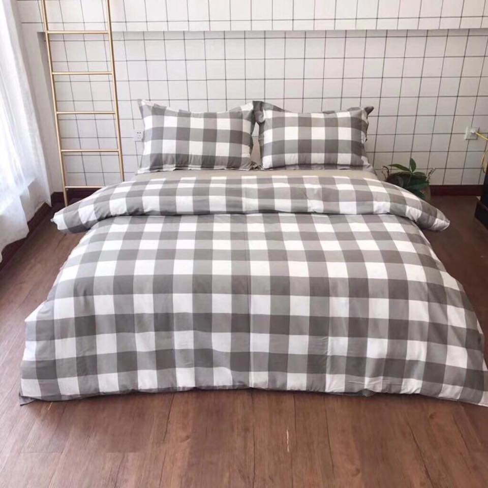 bộ ga hiệu IKEA ( hàng hiếm) cotton 100% mịn mát