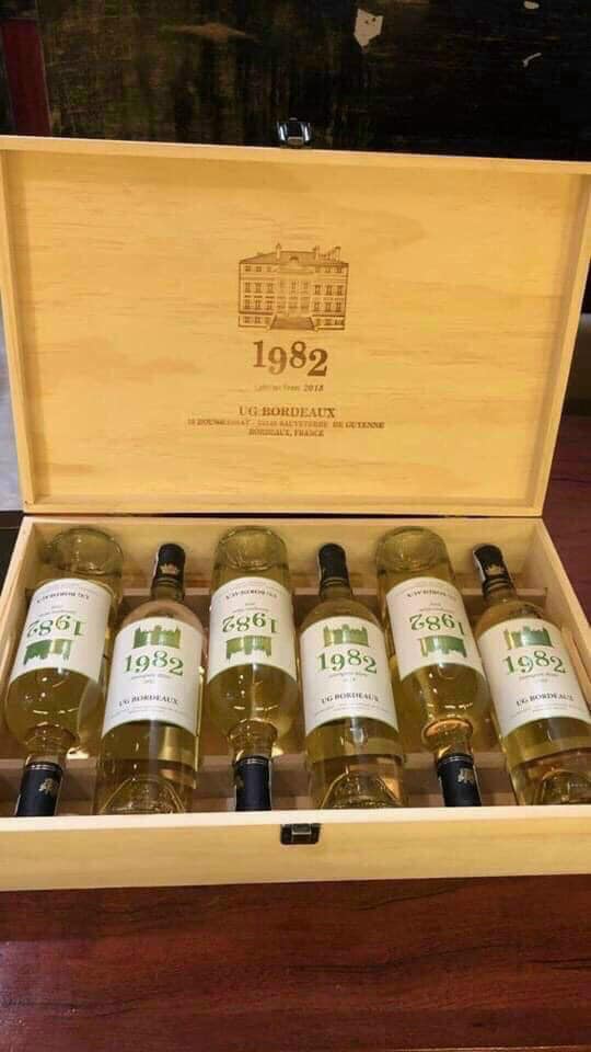  SET RƯỢU VANG PHÁP UGBORDEAUX 1982