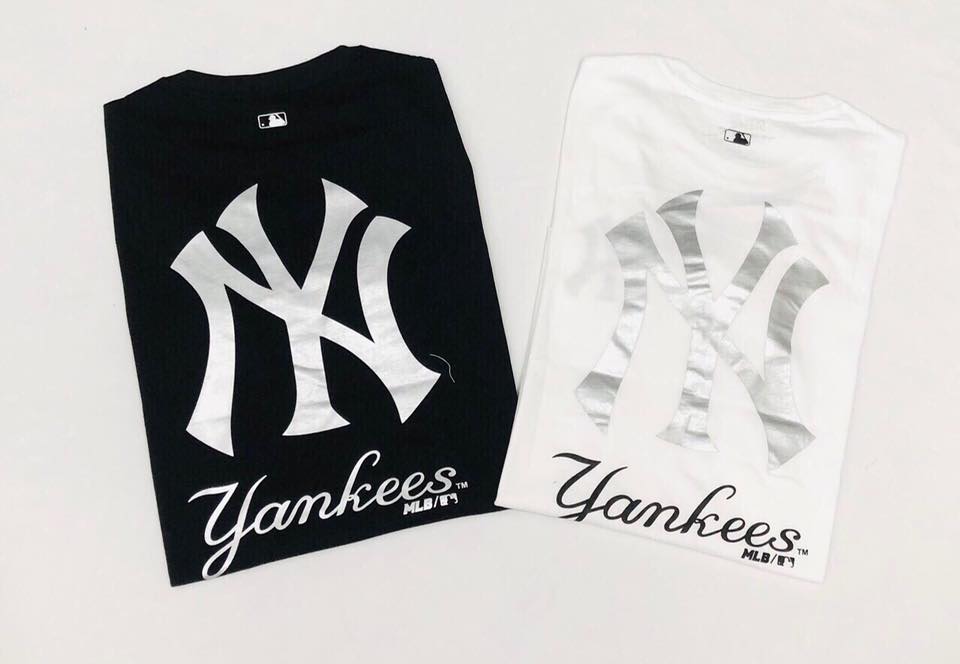 Áo MLB Form unisex nam nữ mặc