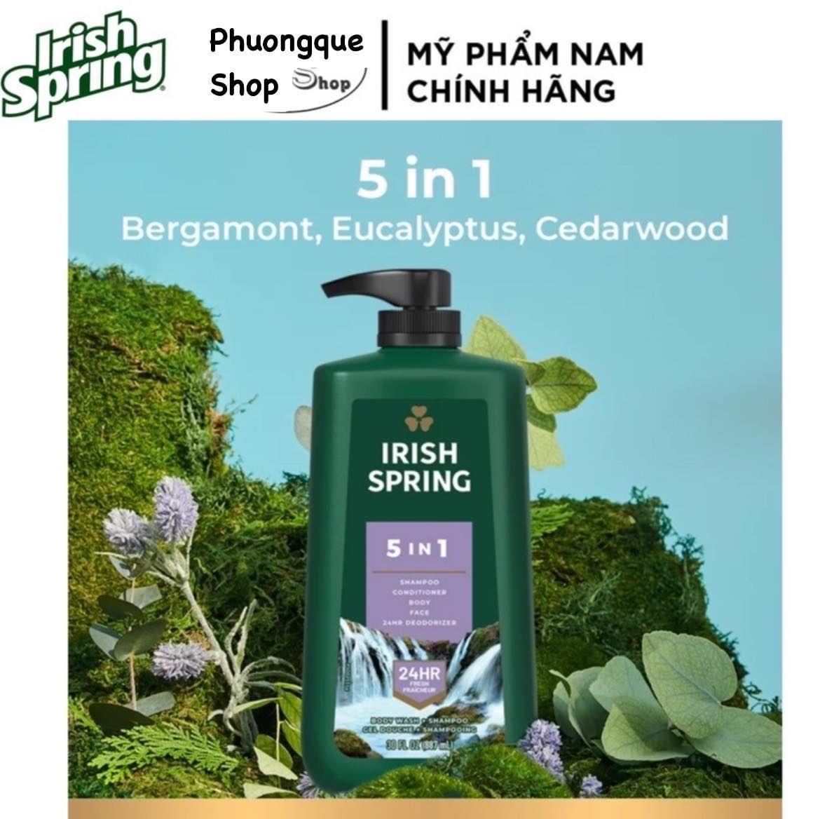 Sữa tắm gội Nam hiệu Iris hàng Mỹ