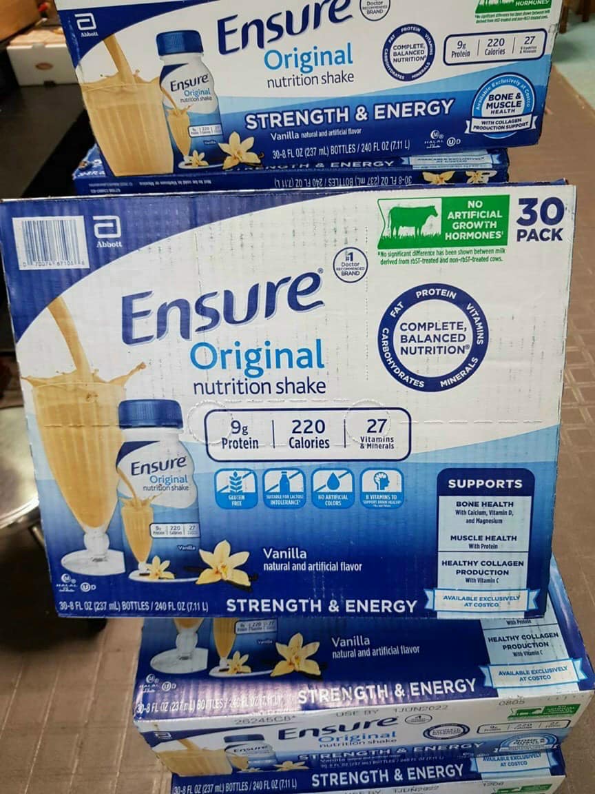 Sữa Ensure nước của Mỹ