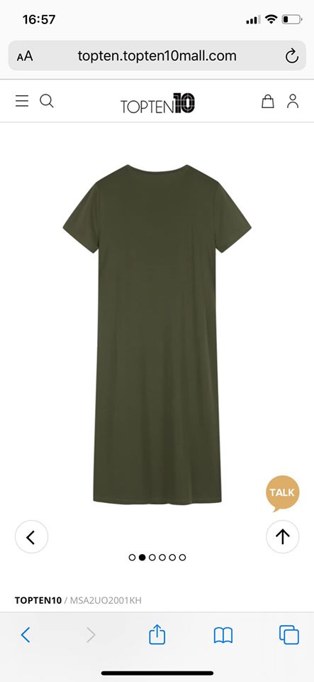 Đầm midi Topten10 dư xịn