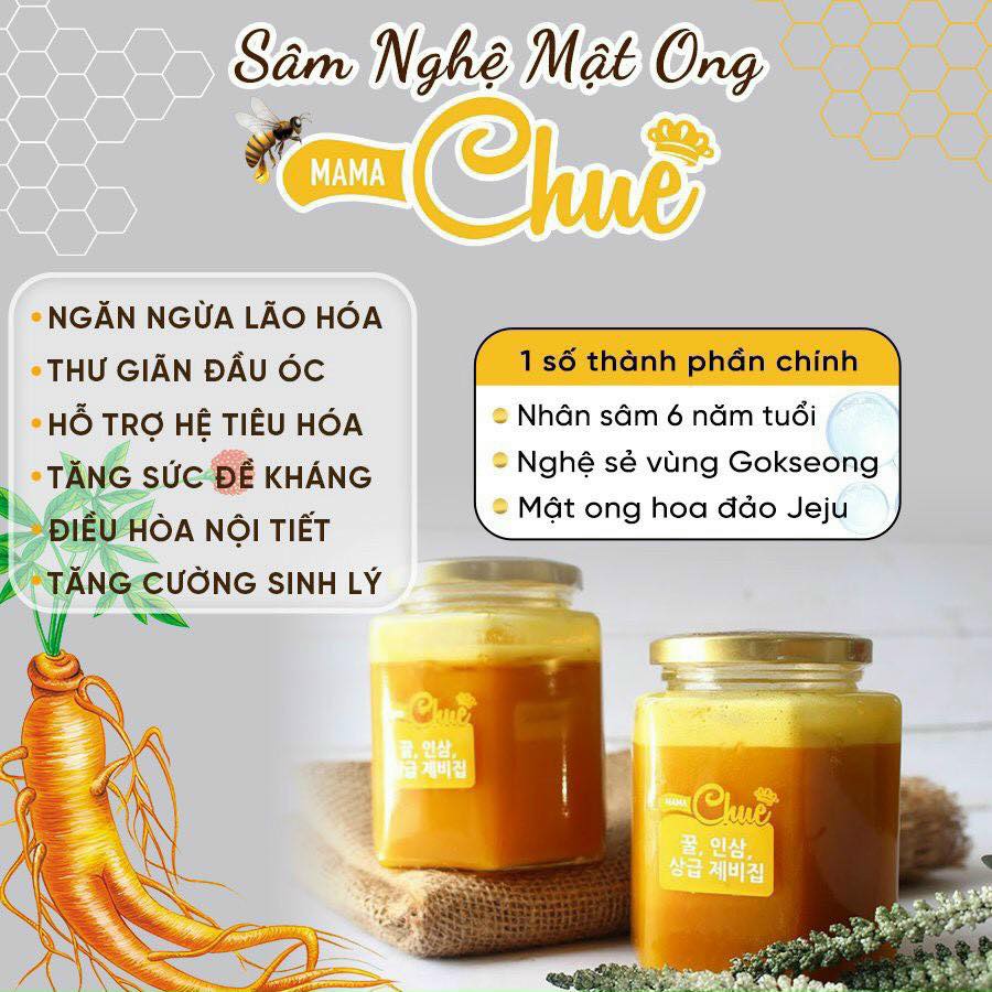 MUA 1 SÂM NGHỆ TO 500g TẶNG NGAY SÂM NGHỆ NHỎ 200g 650K/combo 2 lọ