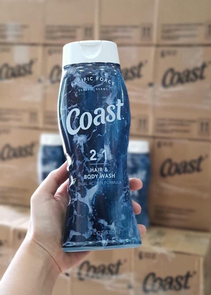 Tắm gội Coast 2in1 mẫu mới 2020