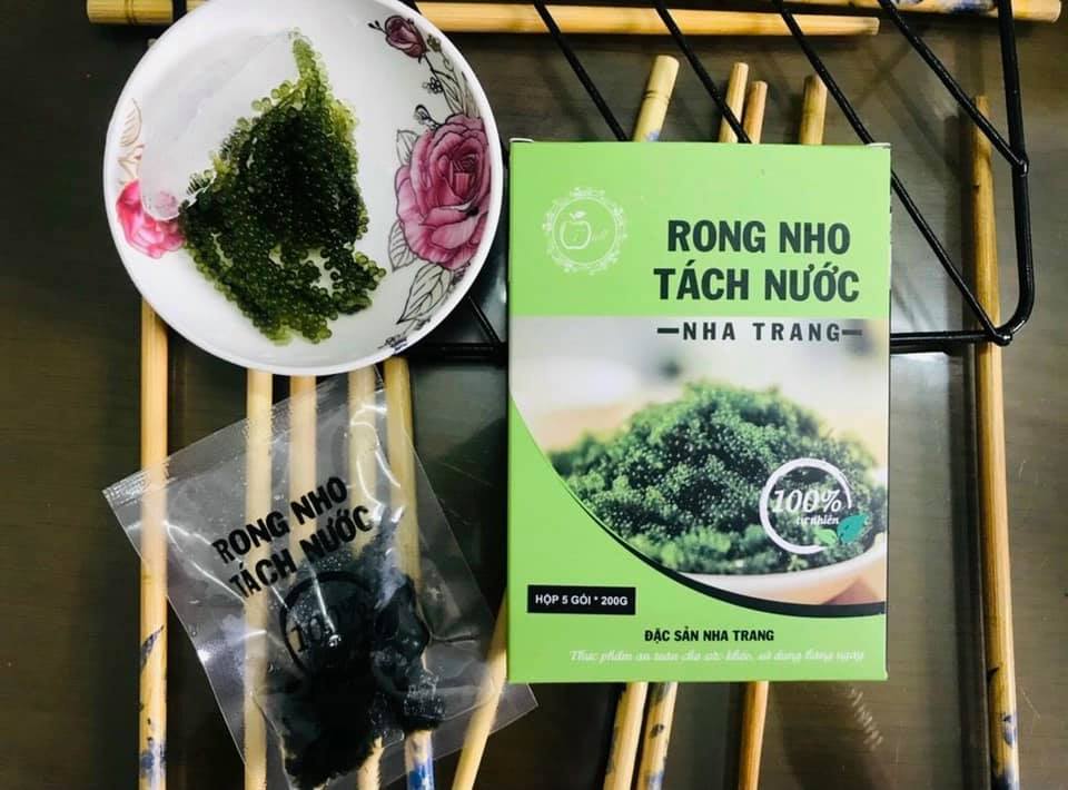 Rong nho tách nước Nha Trang siêu ngon